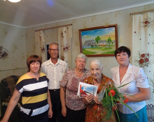 95-летний юбилей отметила труженица тыла Воскресенского района